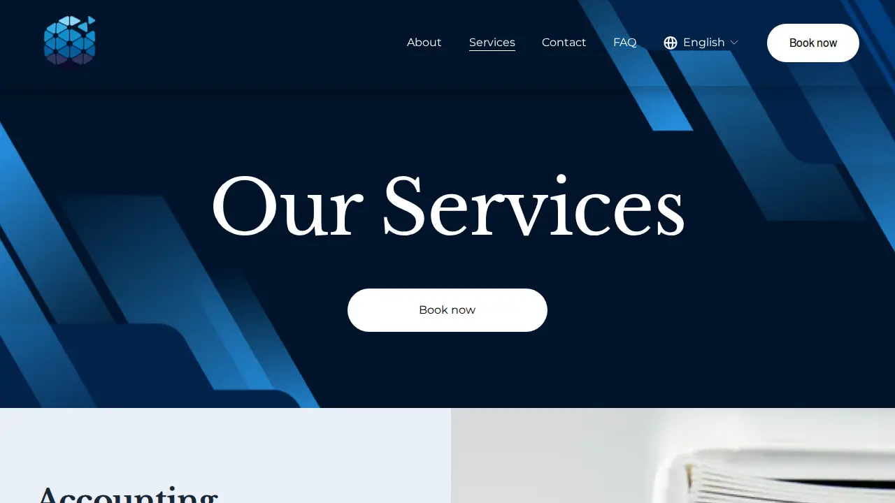 Benson Accounting and Tax Solutions page