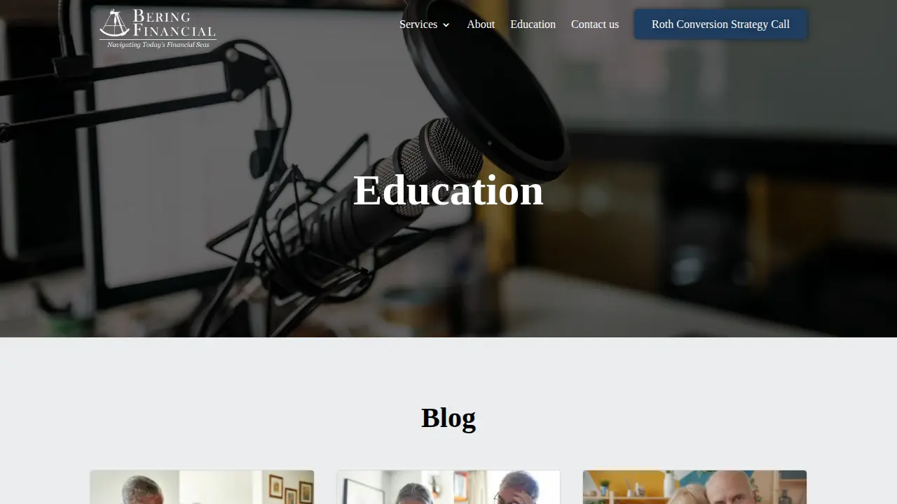Bering Financial page