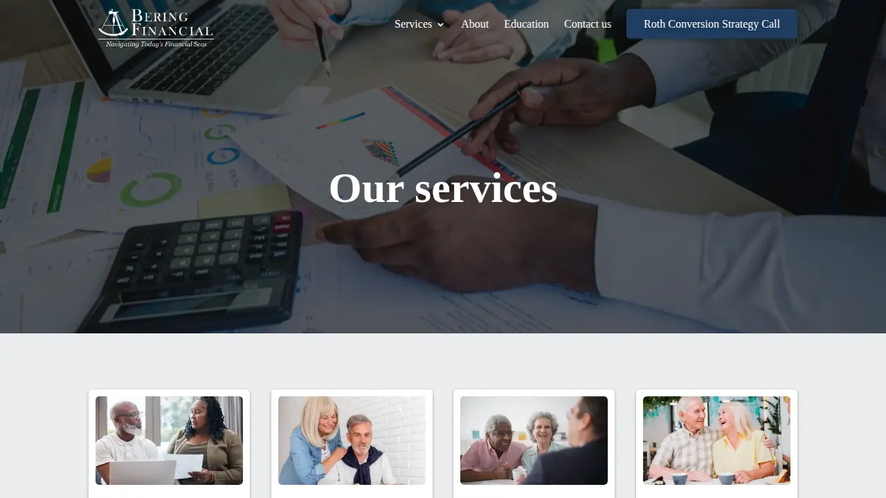 Bering Financial page