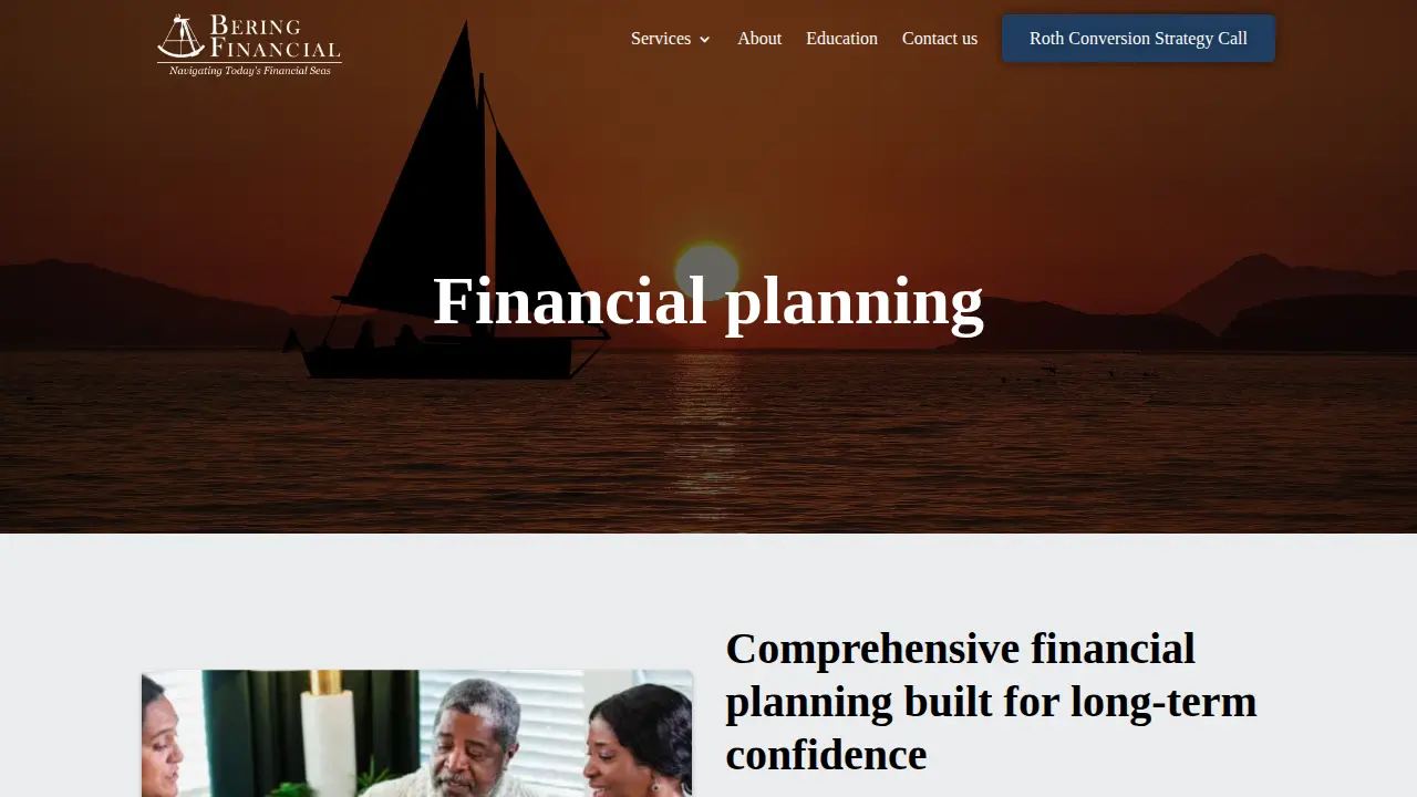 Bering Financial page