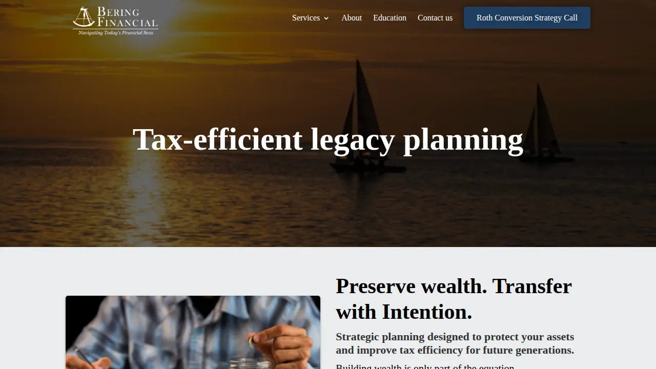 Bering Financial page