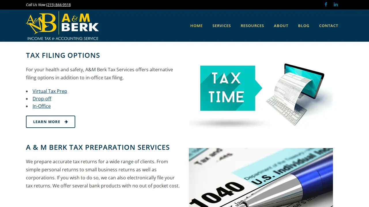 A & M Berk Tax Service Inc