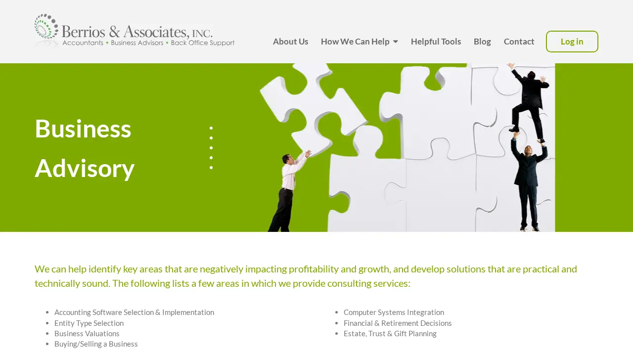 Berrios & Associates, Inc. page