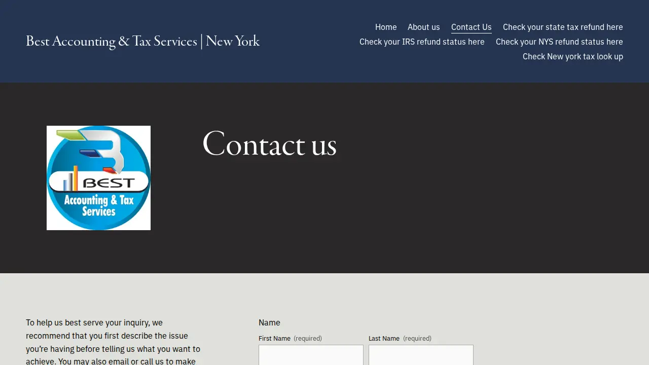 Best Accounting & Tax Services page