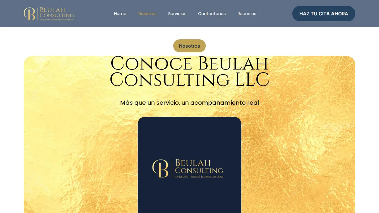 Beulah Consulting page