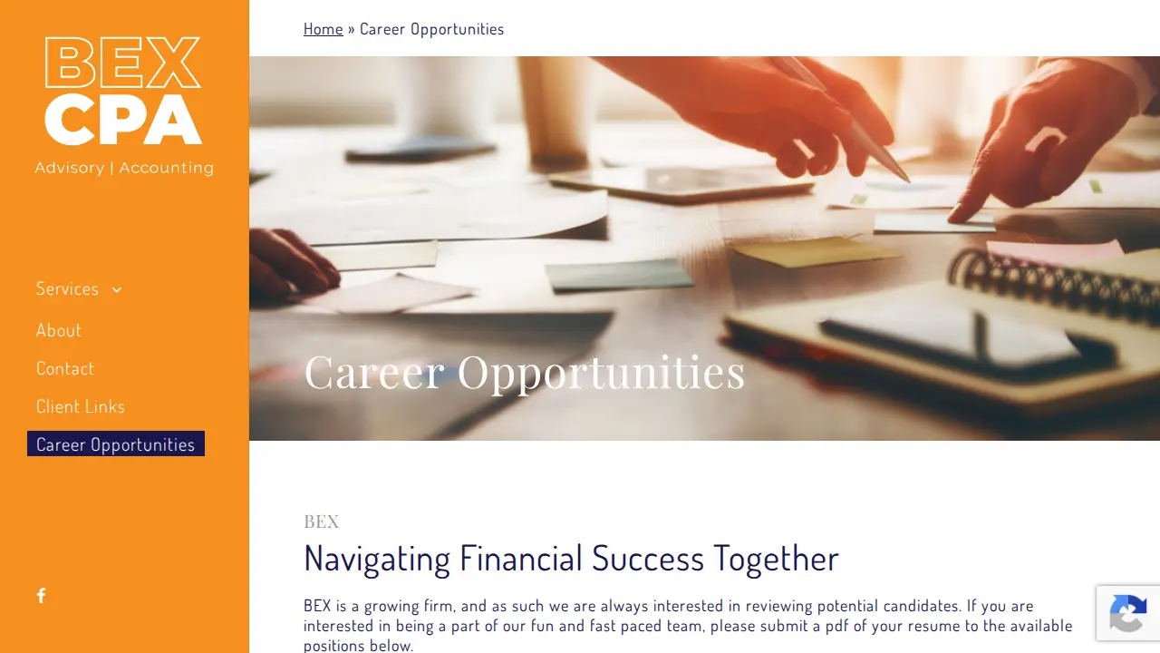BEX CPA page