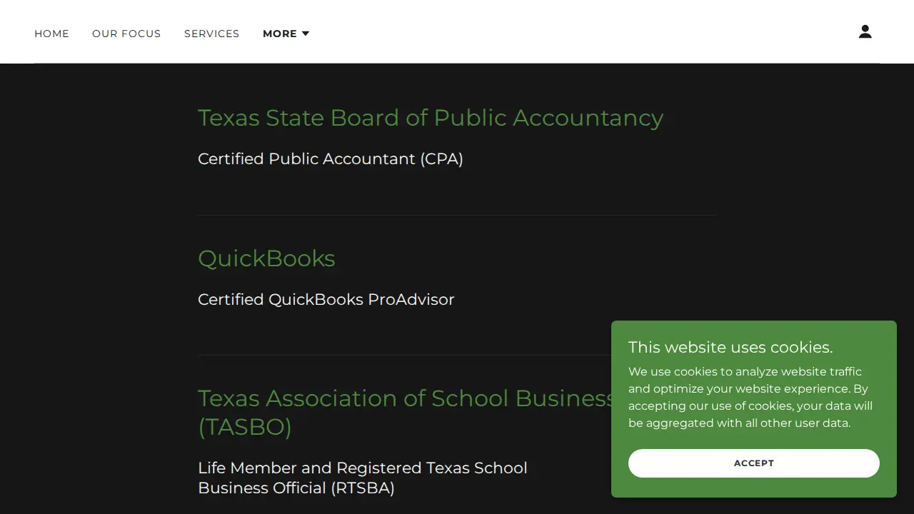 Bey Accounting and Bookkeeping Services, A CPA Firm page