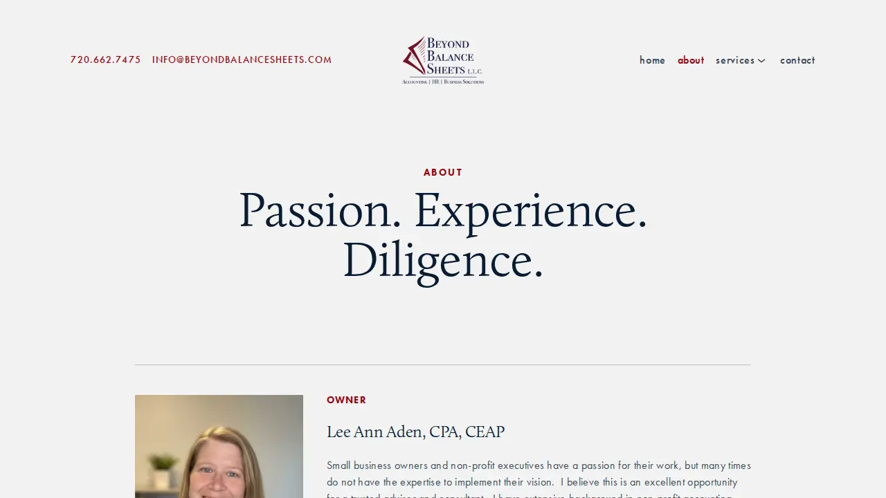Beyond Balance Sheets, LLC page