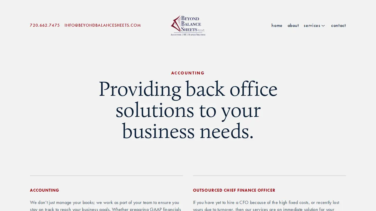 Beyond Balance Sheets, LLC page