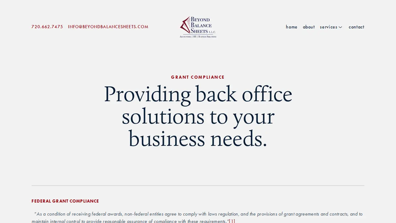 Beyond Balance Sheets, LLC page