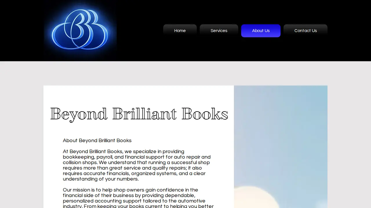 Beyond Brilliant Books page