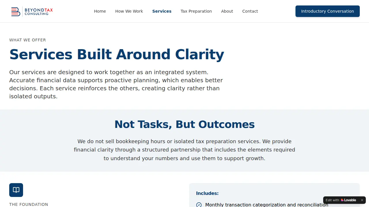 BeyondTax Consulting, LLC page