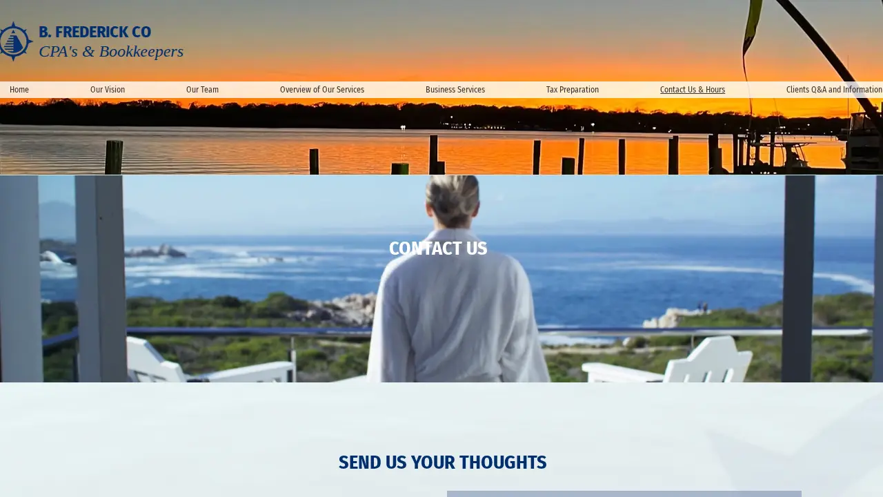 B. FREDERICK CO. CPAS page