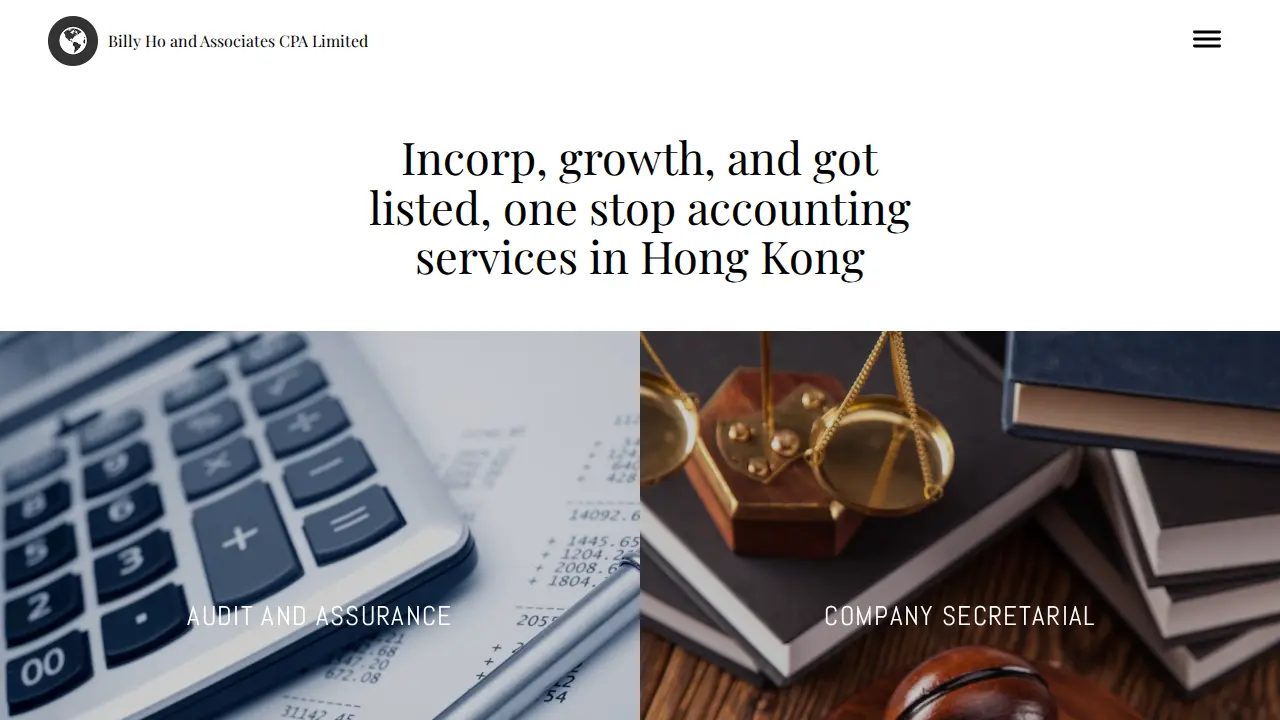 Billy Ho and Associates CPA Limited page