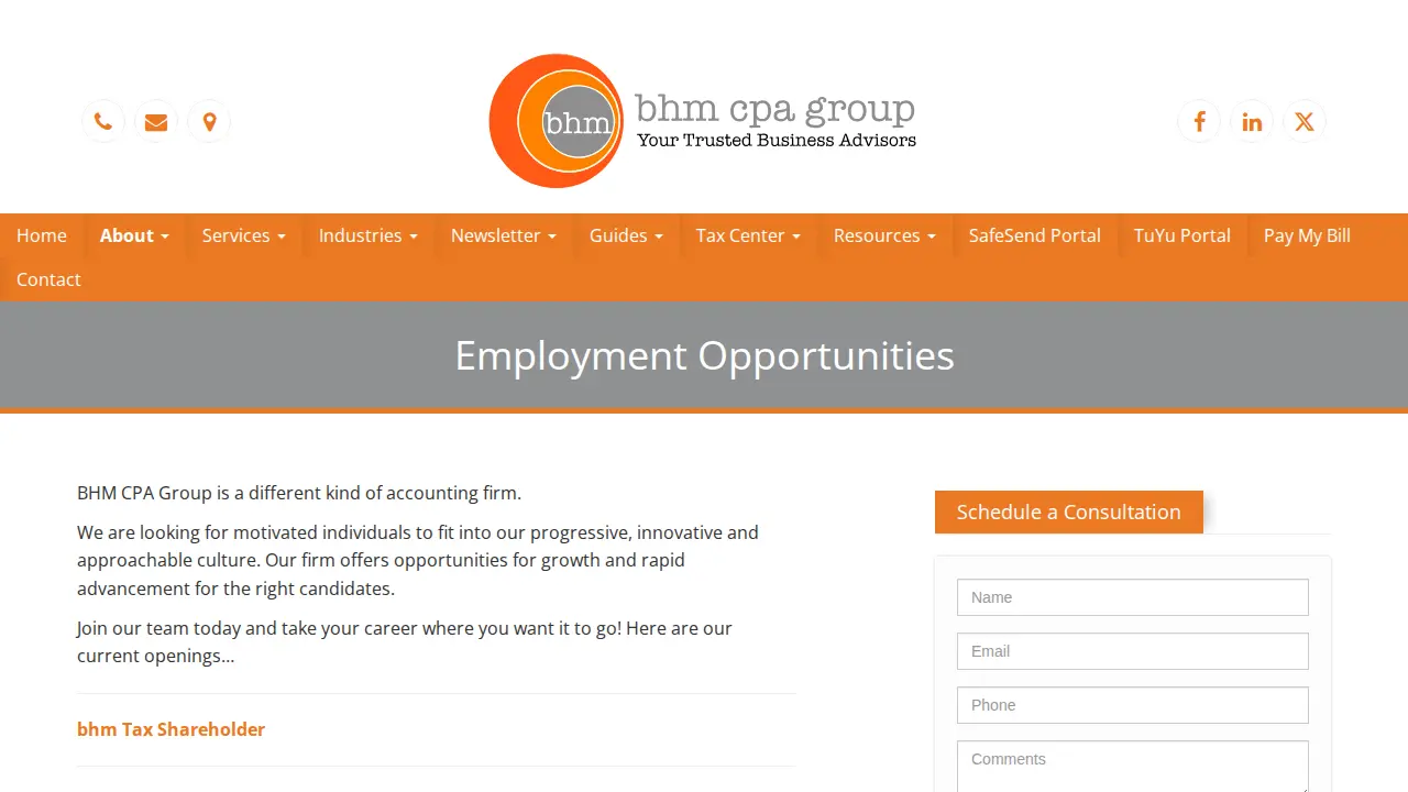 bhm cpa group page