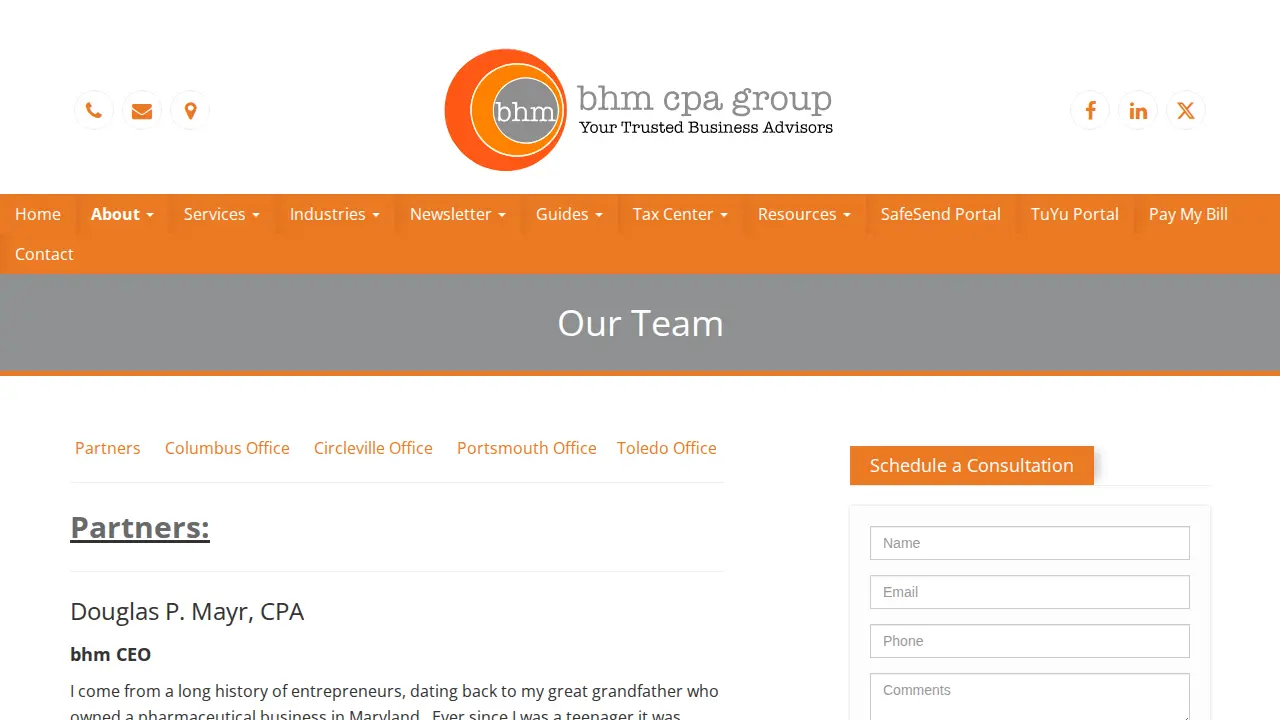 bhm cpa group page