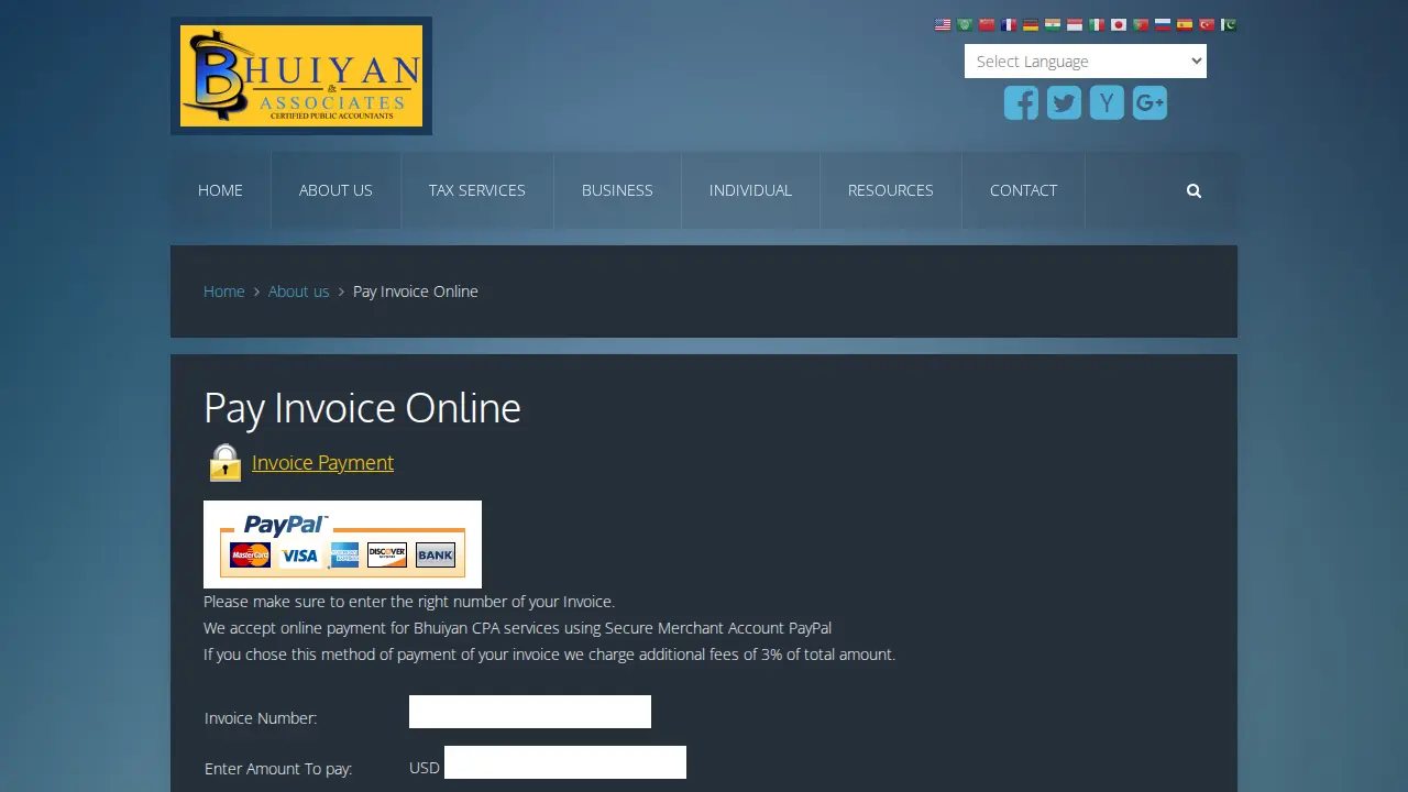 Bhuiyan & Associates, CPA page