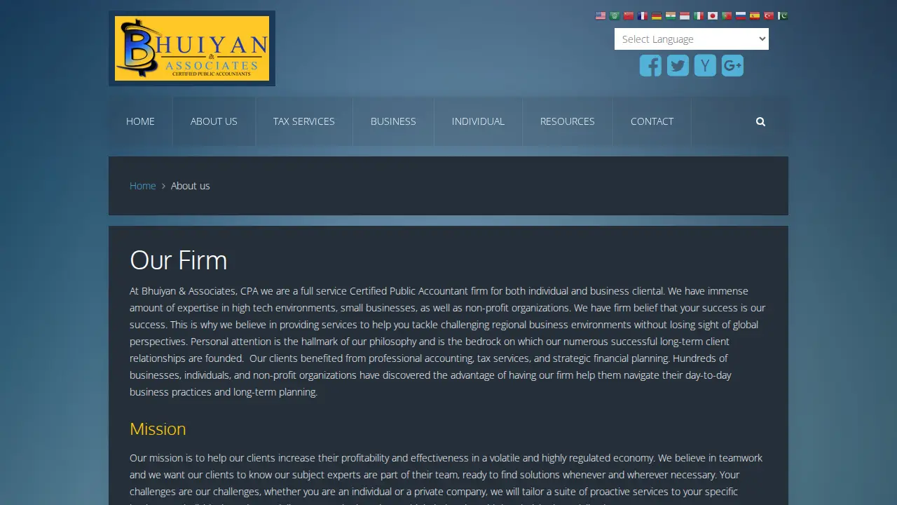Bhuiyan & Associates, CPA page