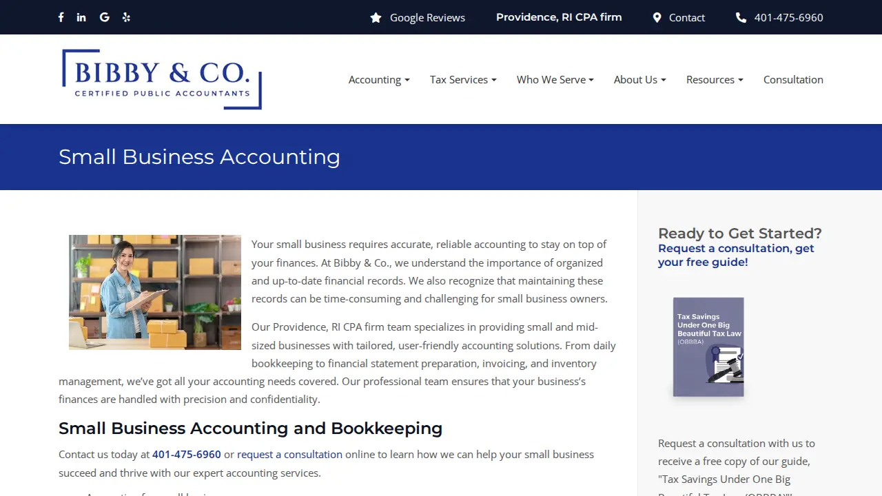 Bibby & Co. CPA's page