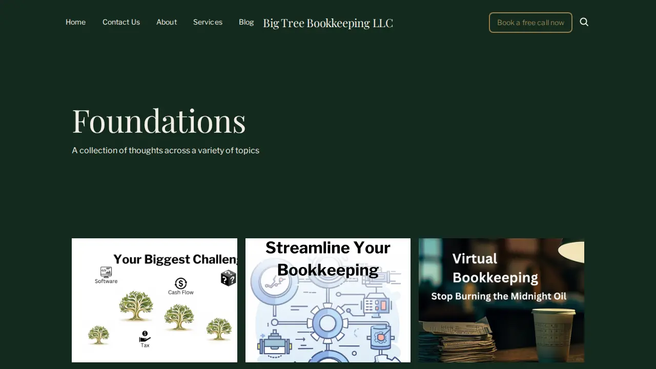 Big Tree Bookkeeping LLC page