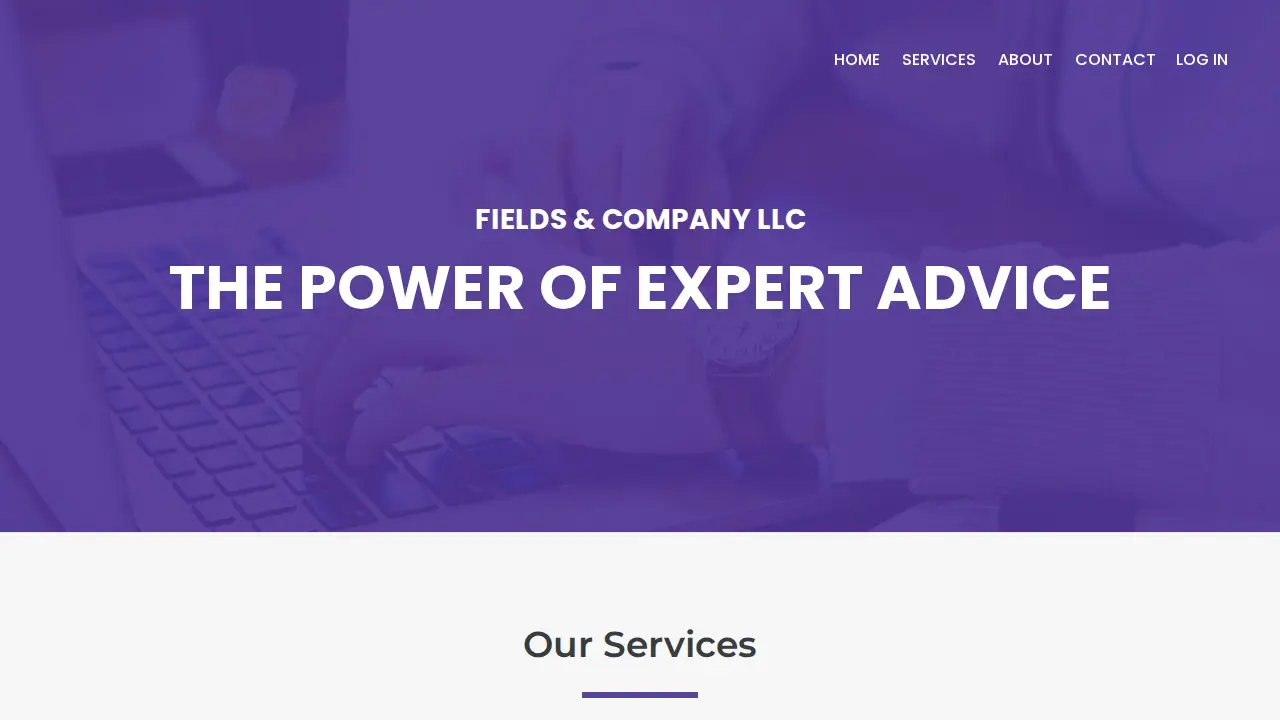 Fields & Co website