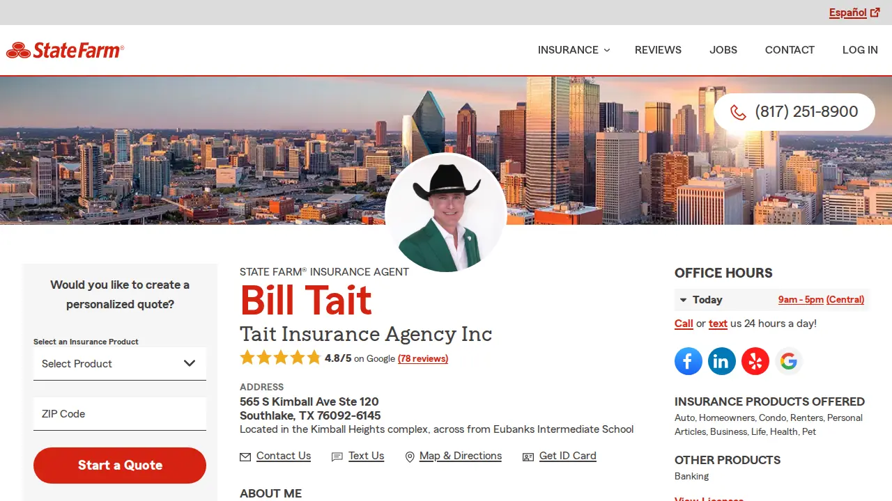 Bill Tait - State Farm Insurance Agent