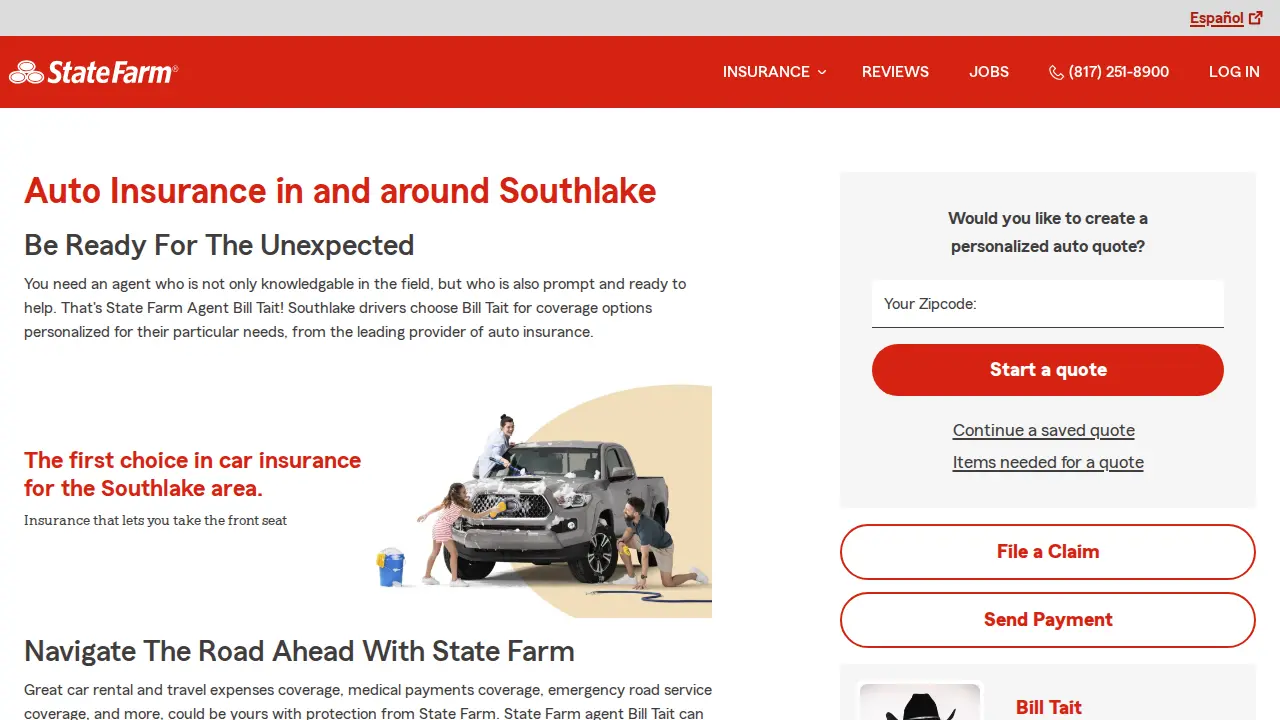 Bill Tait - State Farm Insurance Agent page