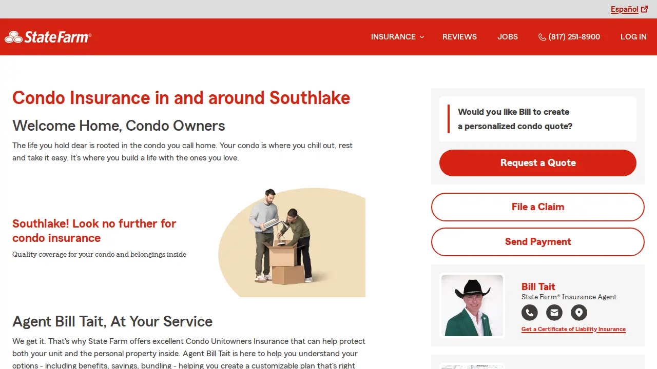 Bill Tait - State Farm Insurance Agent page