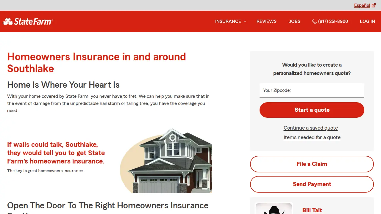 Bill Tait - State Farm Insurance Agent page