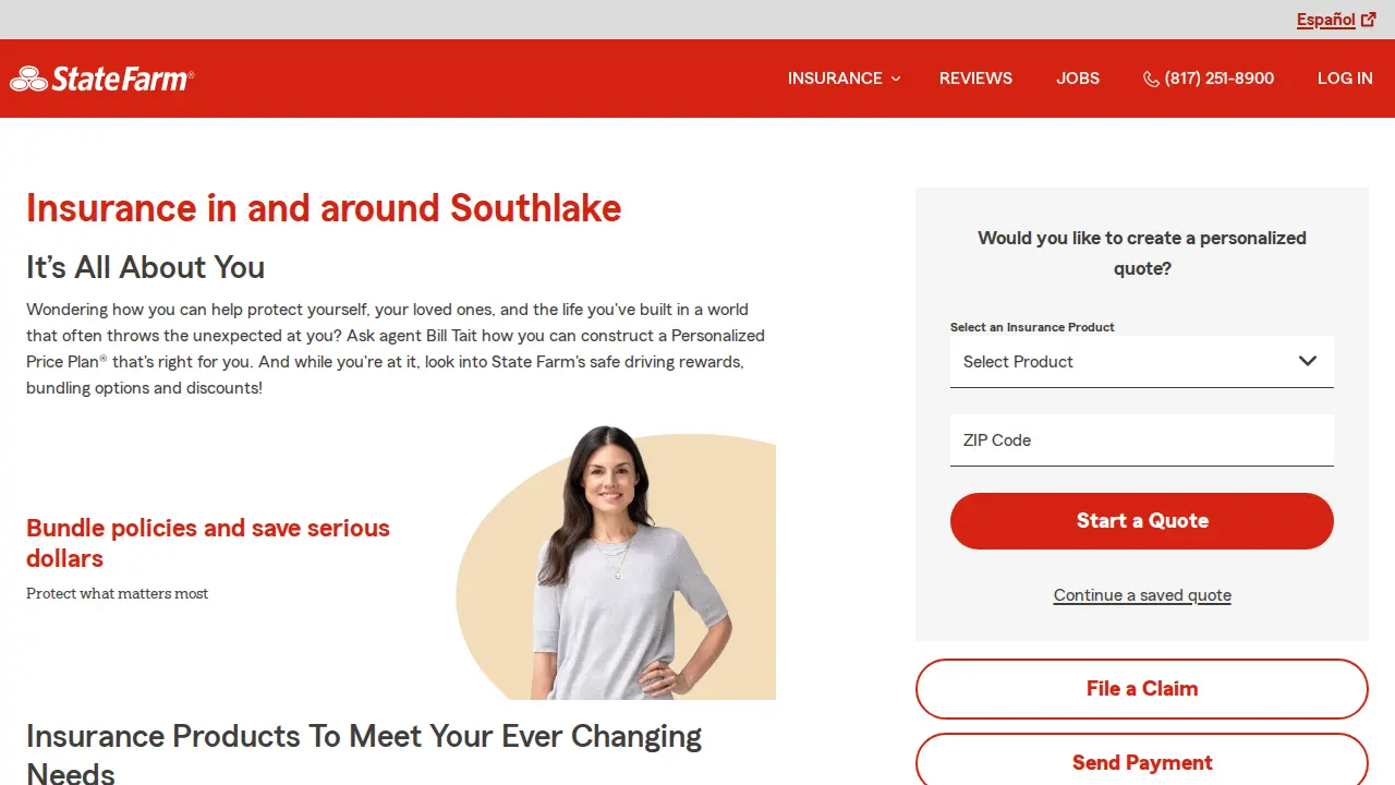 Bill Tait - State Farm Insurance Agent page