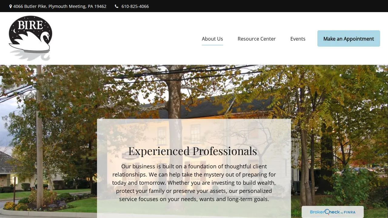 Bire Financial Services Group page