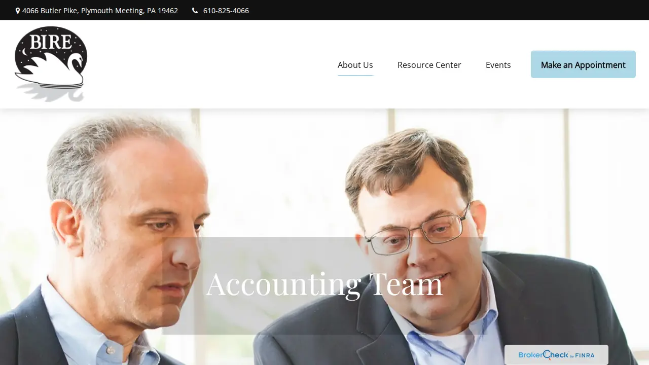 Bire Financial Services Group page