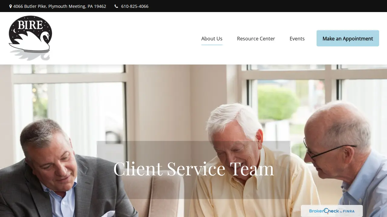 Bire Financial Services Group page