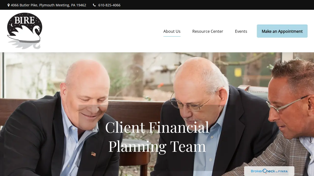 Bire Financial Services Group page