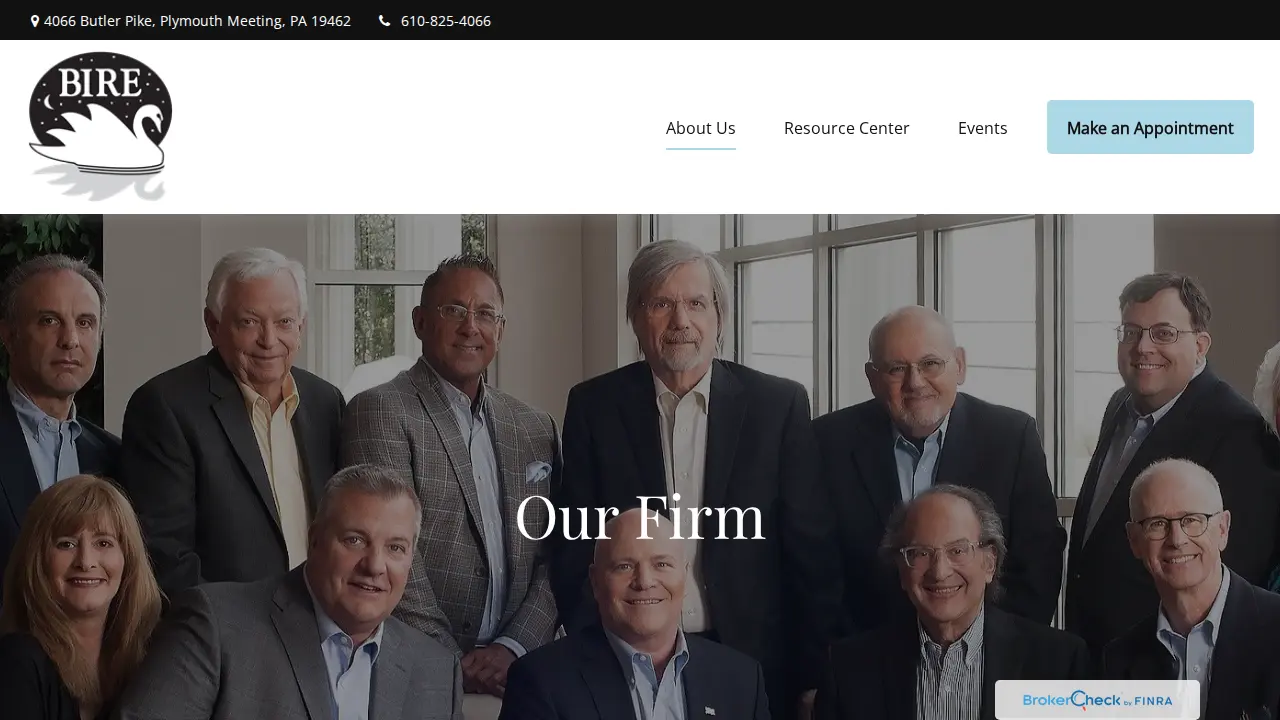 Bire Financial Services Group page