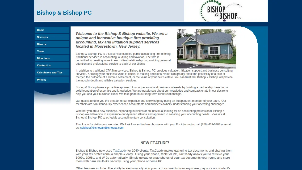 Bishop & Bishop PC page