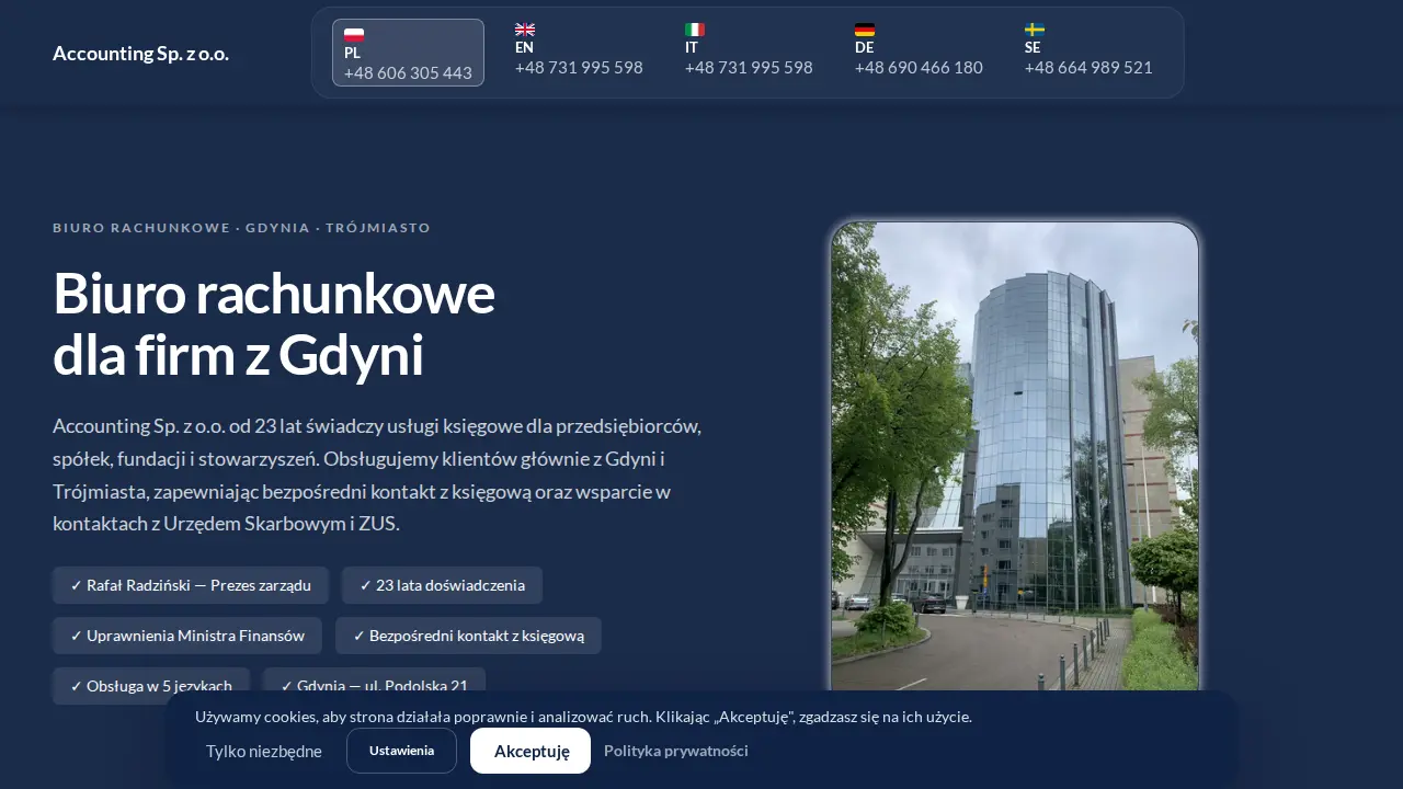 Accounting Sp. z o.o. website