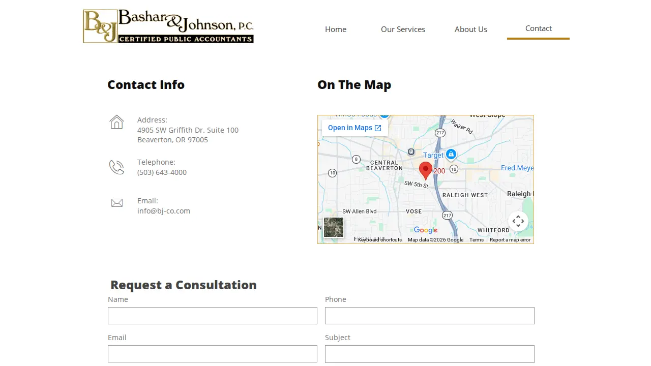 Bashar & Johnson PC page