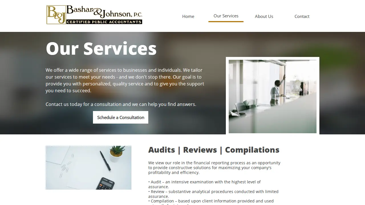 Bashar & Johnson PC page