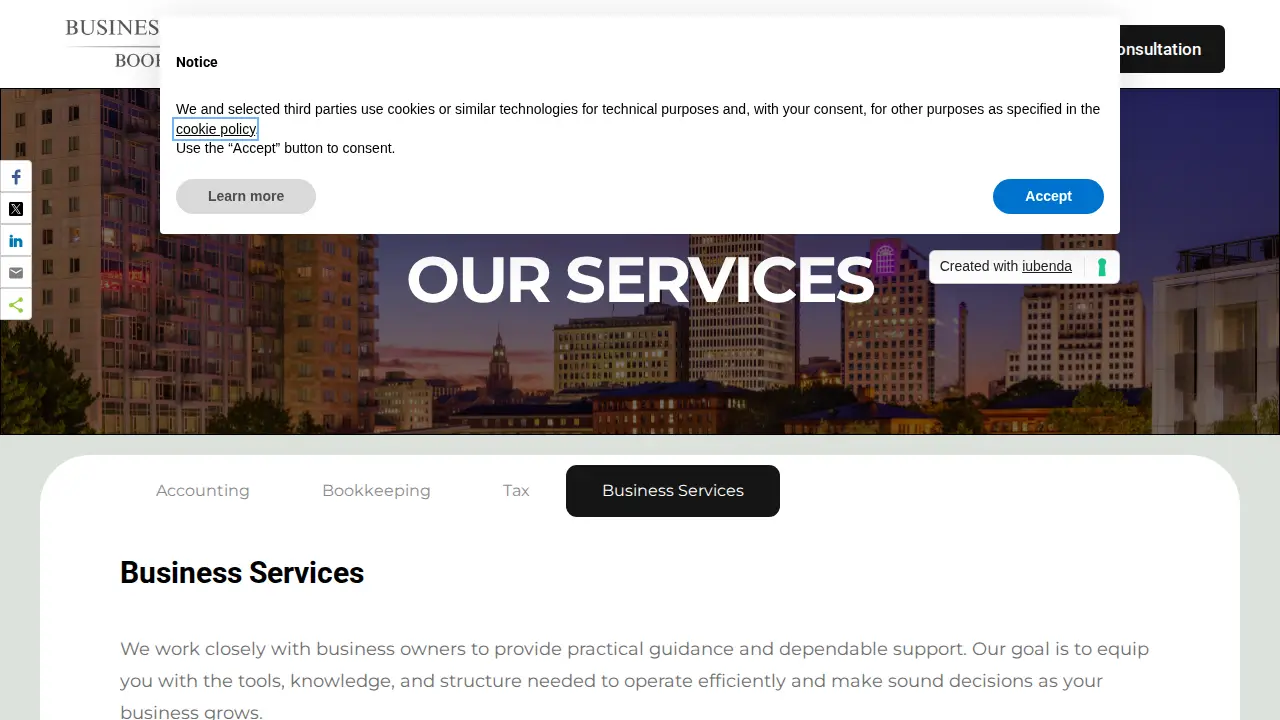 Bookkeepme, LLC page