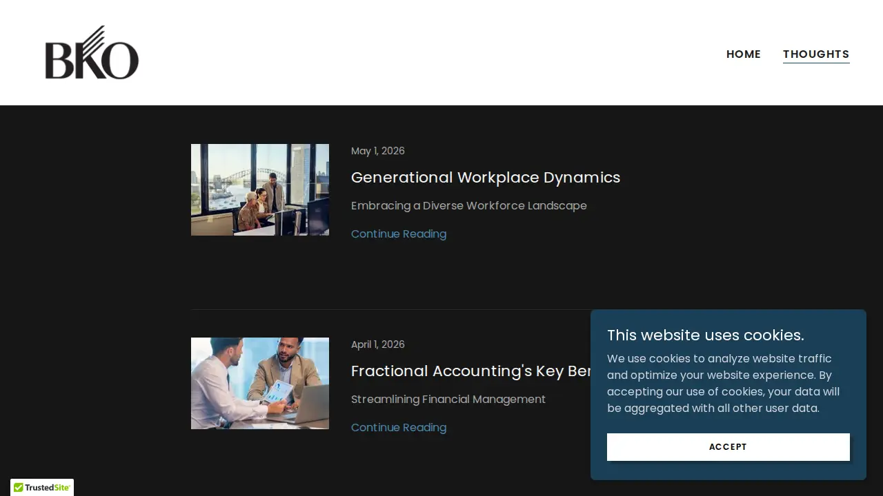BKO Services page