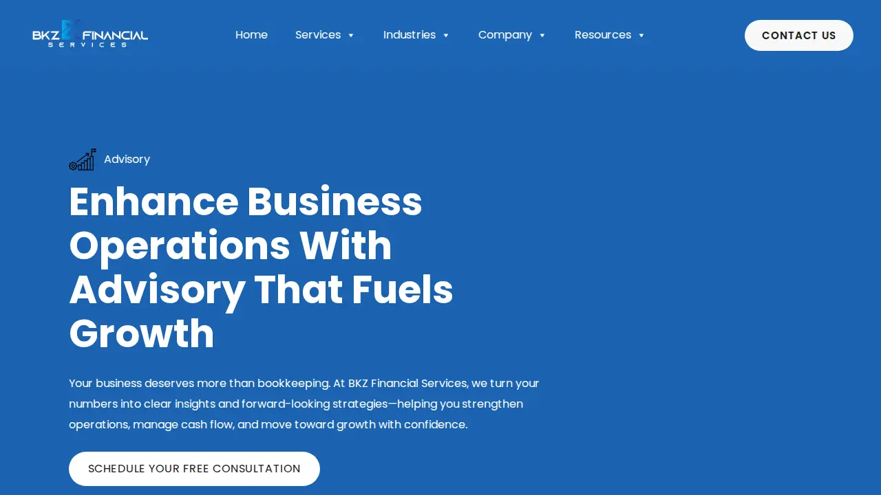 BKZ Financial Services LLC page