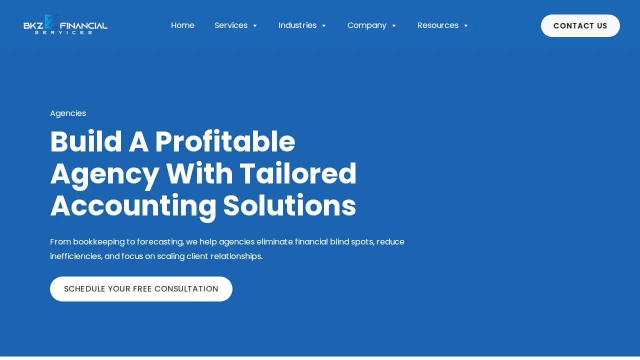 BKZ Financial Services LLC page