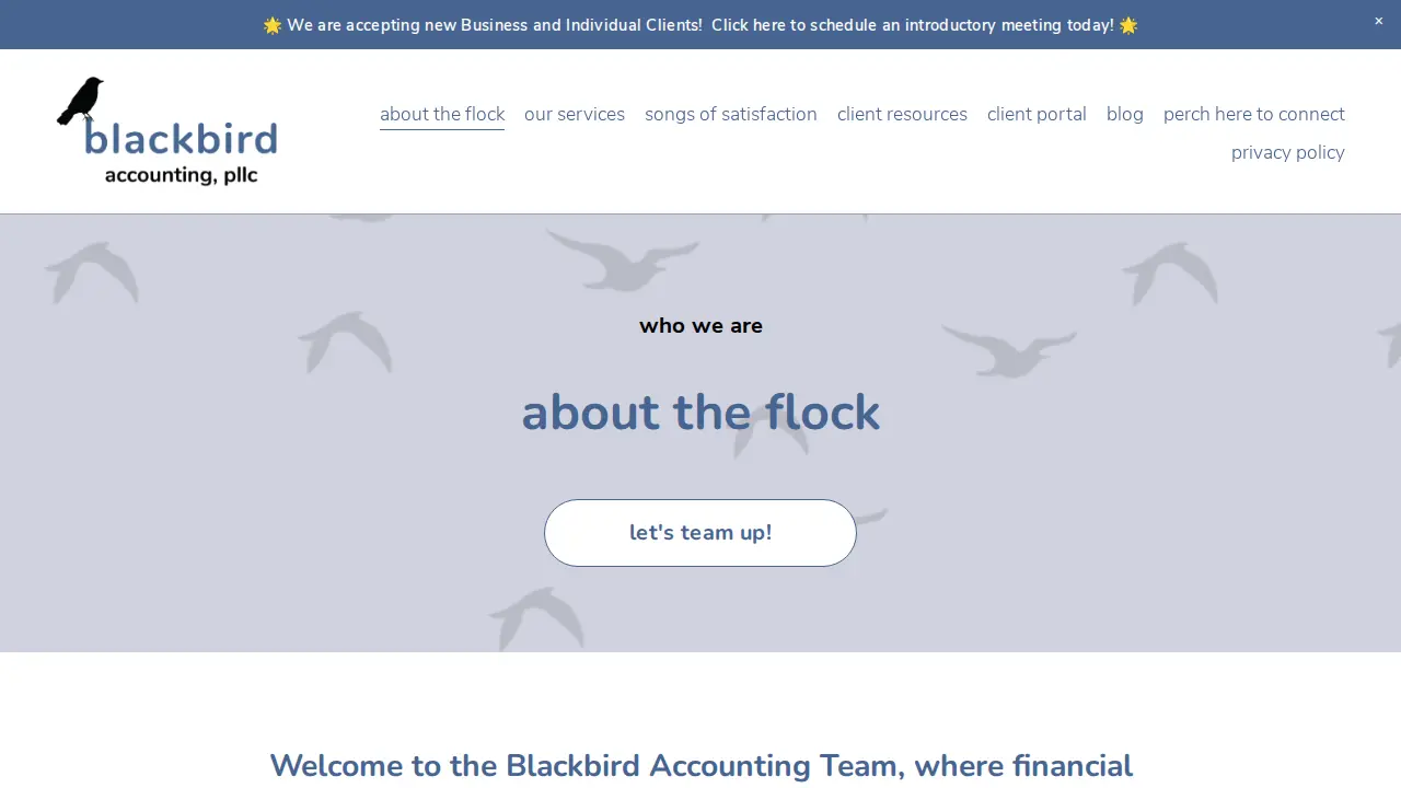 Blackbird Accounting PLLC page