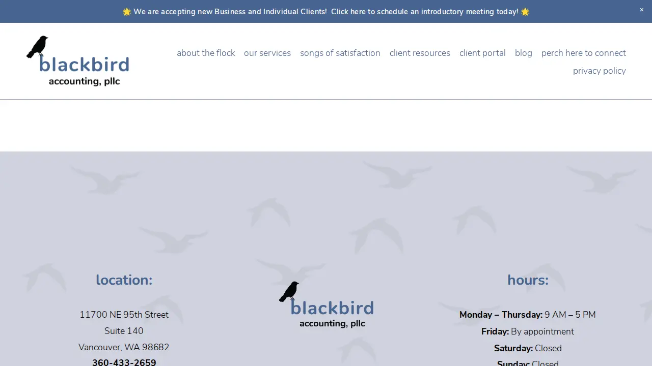 Blackbird Accounting PLLC page