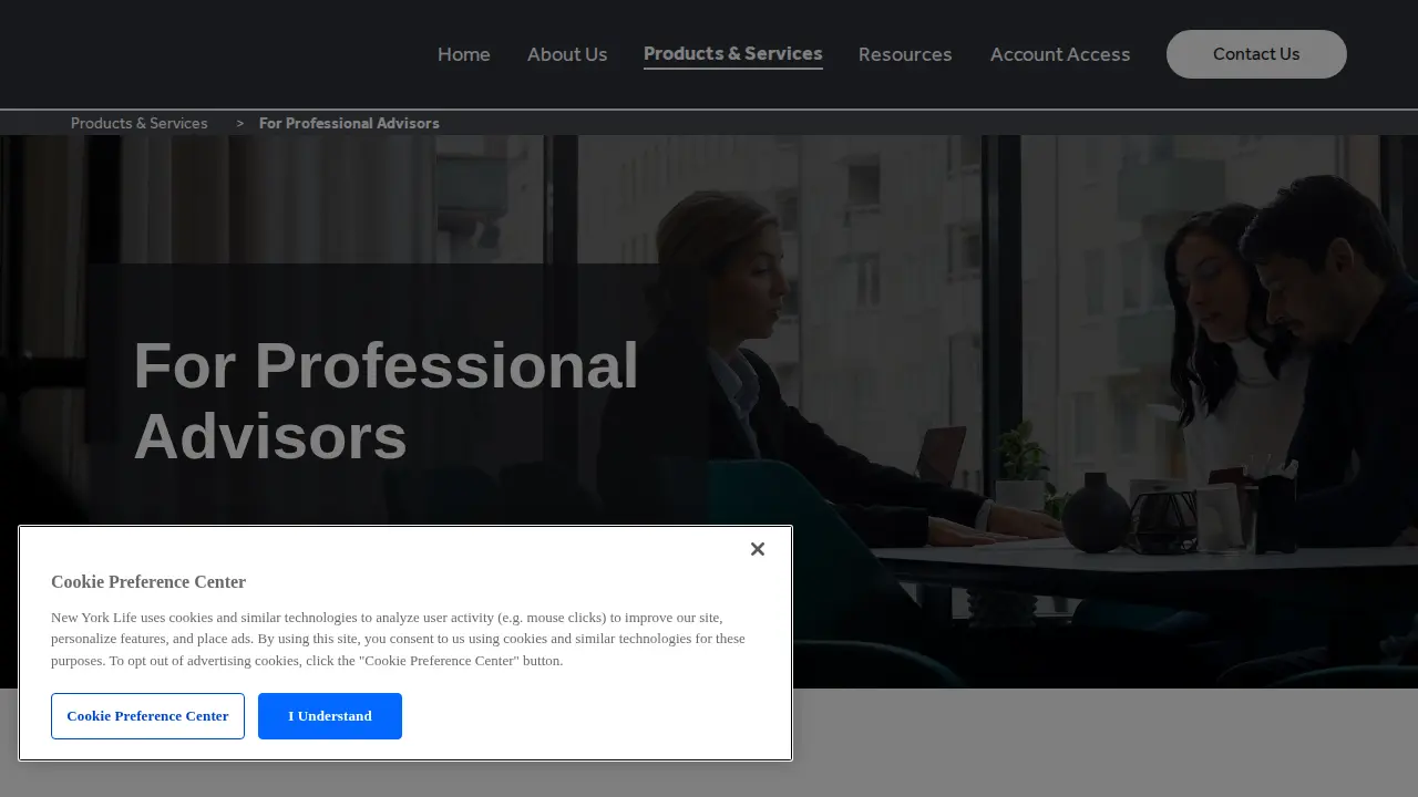 Blanchard Financial Services page