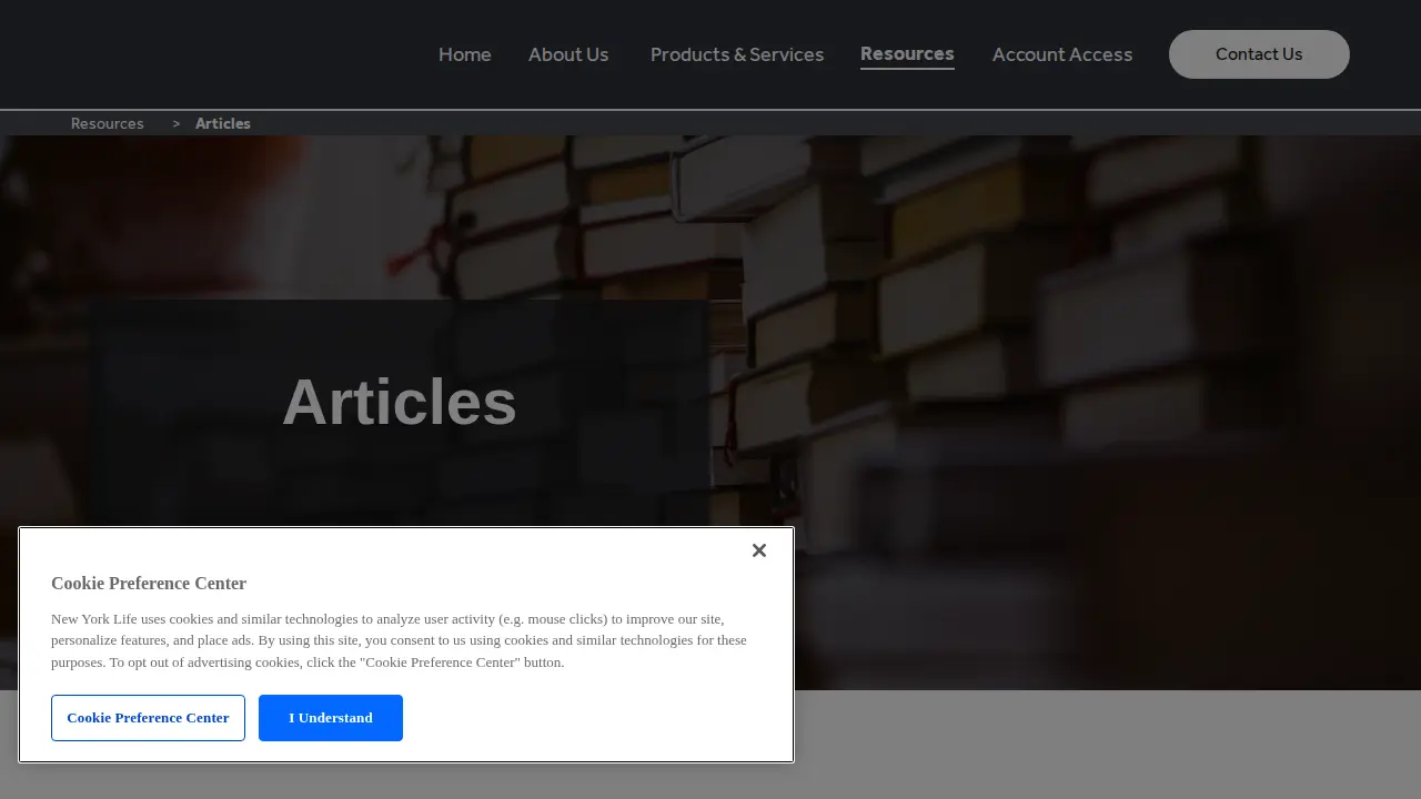 Blanchard Financial Services page