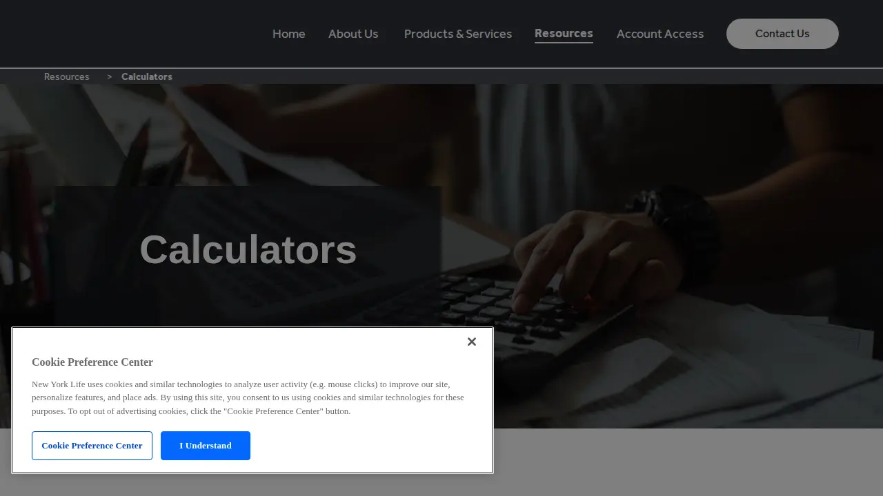Blanchard Financial Services page