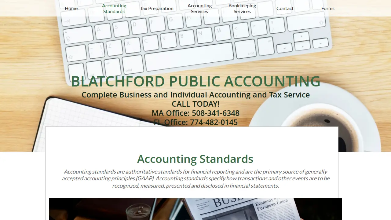 Blatchford Public Accounting page