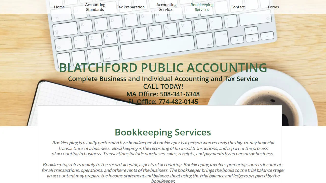 Blatchford Public Accounting page